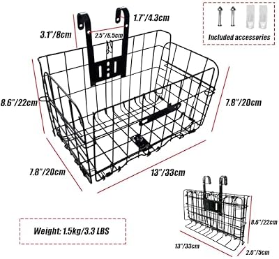 Tfwadmx basket folded flat next to the bike