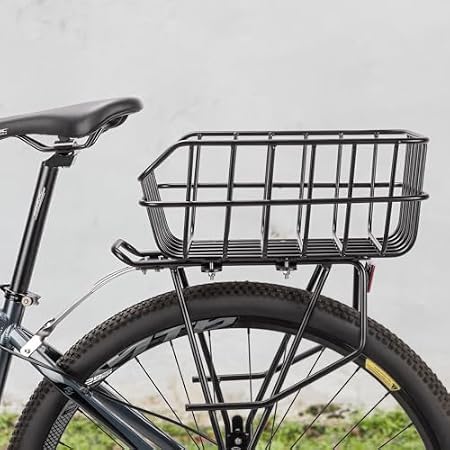 CXWXC rear basket detail showing the wire frame and cargo net