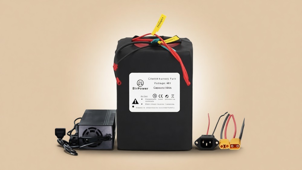 the btrpower battery front view