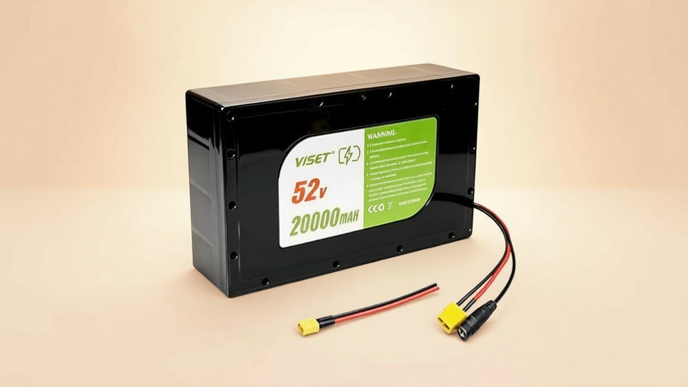 CXZCXZ 48V 52V 20Ah ebike battery with hard case