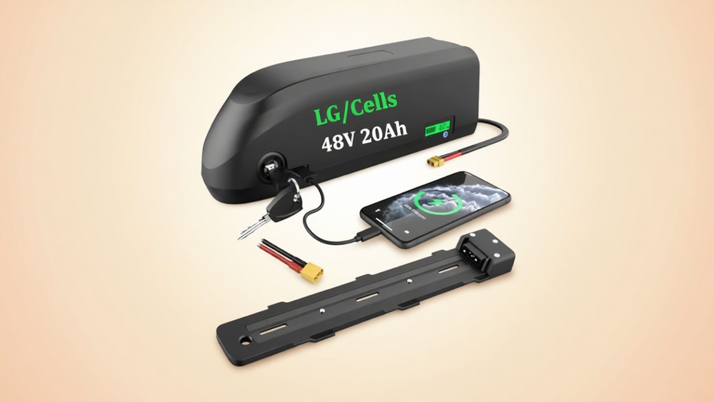 DICHOU 48V 20Ah LG Cell Ebike Battery Review: 960Wh for Rad Power Bikes