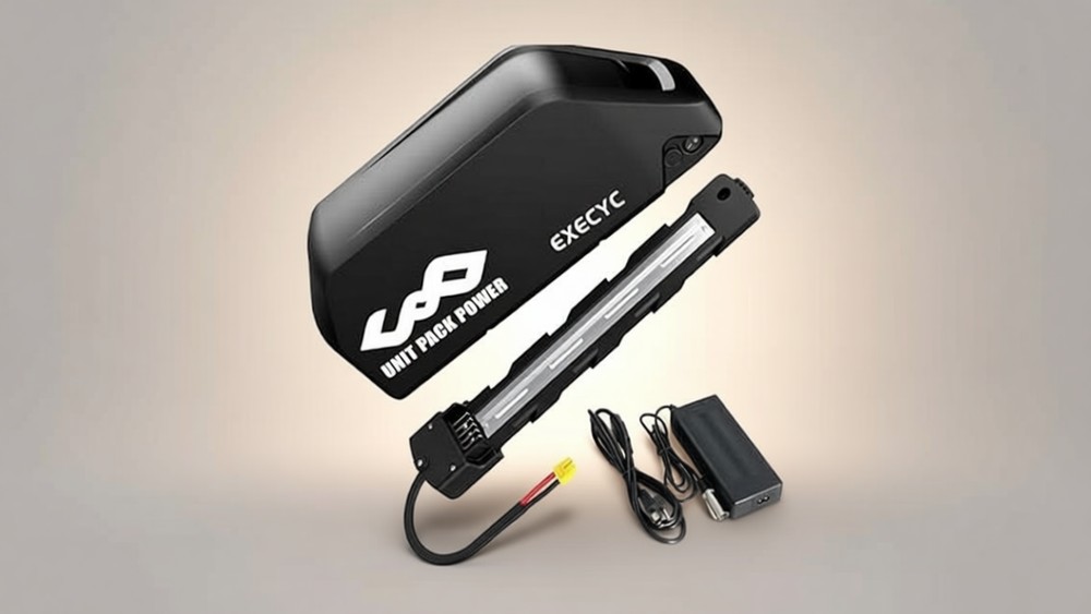 EXECYC 48V 20Ah ebike battery front view