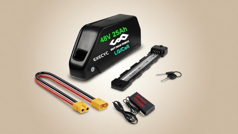 EXECYC 48V 25Ah Ebike Battery Review: 1200Wh of LG Cells for Your Ebike