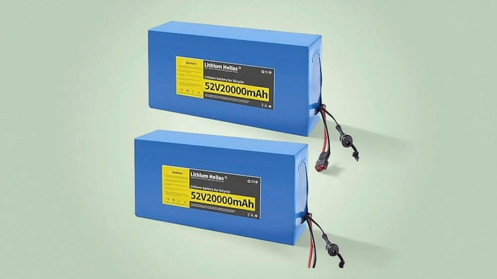 Lithium Hellas 52V 20Ah 2-Pack Ebike Battery Review: 2080Wh Dual Pack from US Stock