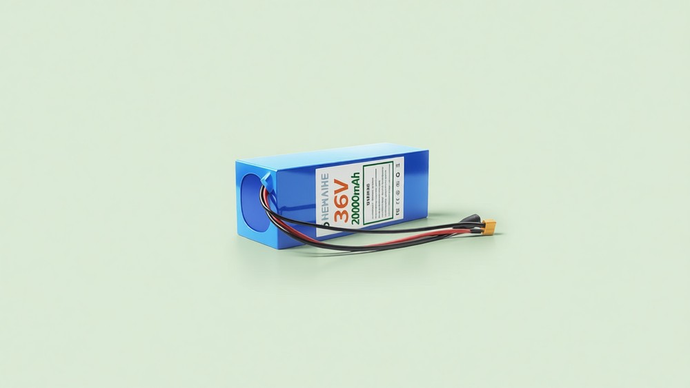 SHEWAIHE battery side view with wiring
