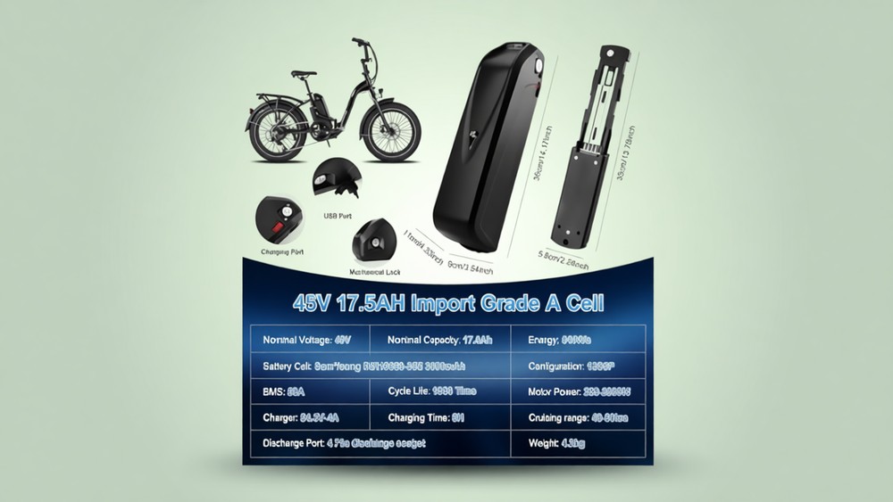 ZLSHELIBK 48V 17.5Ah Ebike Battery Review: 840Wh Hailong Pack with 50A BMS