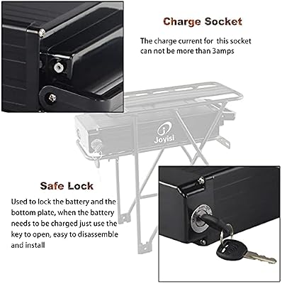 Joyisi 48V 15Ah battery mounted on rack