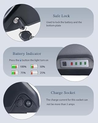 Joyisi 52V 25Ah battery XT60 connector and charge port detail