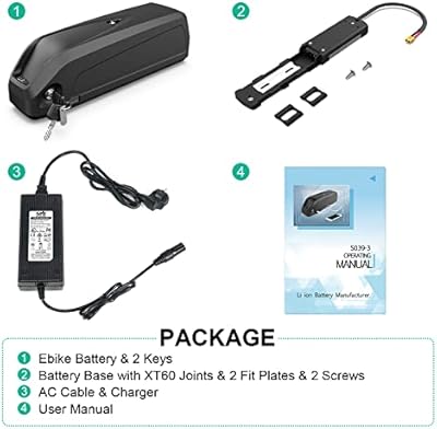 Unit Pack Power 48V 20Ah battery connector and BMS detail for mid-drive builds