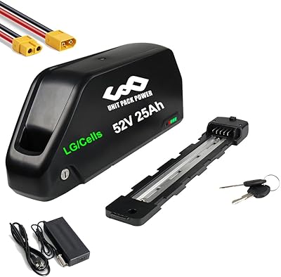 UnitPackPower 52V 25Ah shark hailong ebike battery for 2000W builds