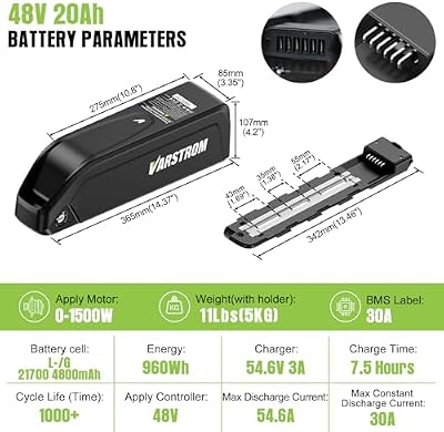 Varstrom battery mount and USB port
