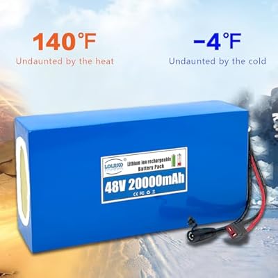 LOLRKO 48V 20Ah battery external mounting setup