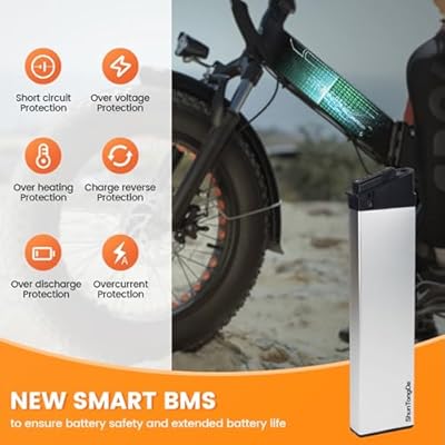 ShunTongDa DCH-006 folding ebike battery with compatible bike models listed
