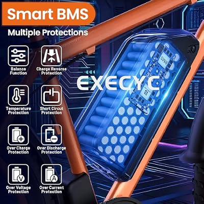 Execyc battery with 5-pin base and lock