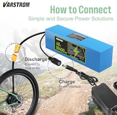 Varstrom 48V 10.4Ah internal battery pack wiring and connectors