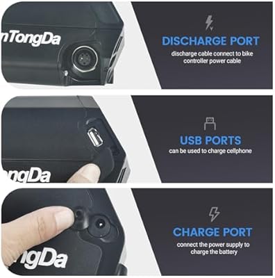 ShunTongDa 48V 17.5Ah battery dimensions and compatibility chart