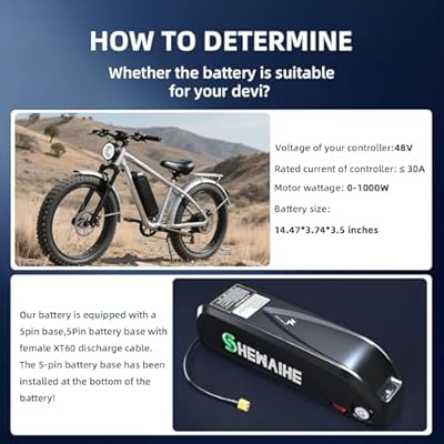 SHEWAIHE 48V 11Ah full hailong battery view showing build and size