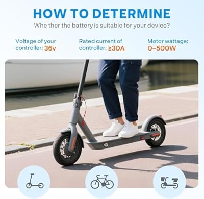 SHEWAIHE 36V 15Ah battery charger included