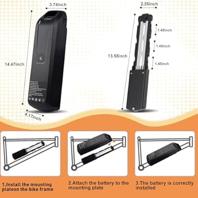 UAZ 36V 15.6Ah battery USB port and LED indicator features