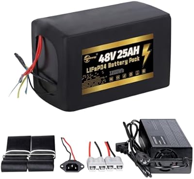 HAYAEnergy 48V 25Ah LiFePO4 battery front view