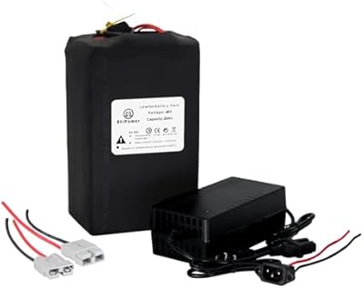 BtrPower 48V 25Ah LiFePO4 battery front view