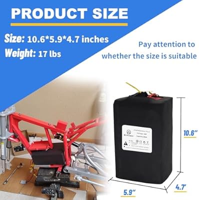 BtrPower 25Ah LiFePO4 battery side view