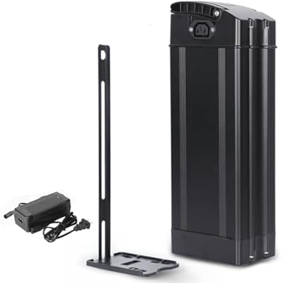 VODIPOWER 48V 10Ah seat tube ebike battery with mounting bracket and charger