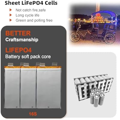 BtrPower 18Ah LiFePO4 battery fully assembled with labeled wiring