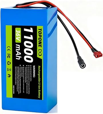 Topone 36V 11Ah ebike battery budget external box for 36V systems