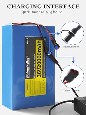 Lithium Hellas 36V 20Ah installed in a custom bike build