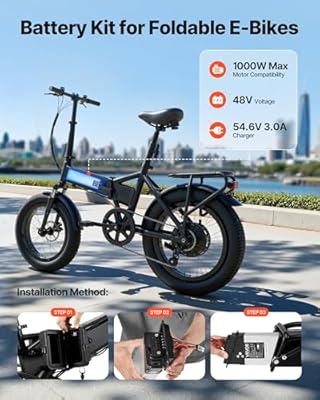 VEVOR 48V 10.4Ah folding ebike battery