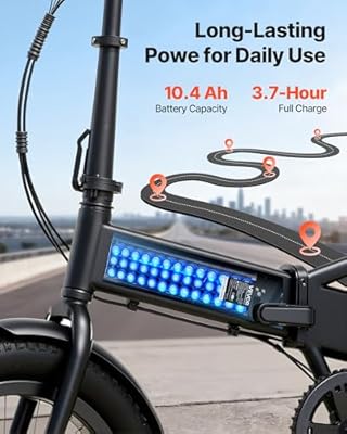 VEVOR 48V 10.4Ah battery dimensions and installation detail