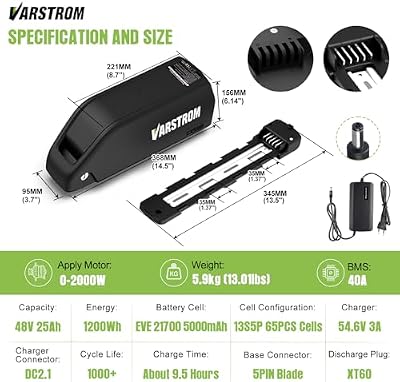 Varstrom Battery Mounted on Bike