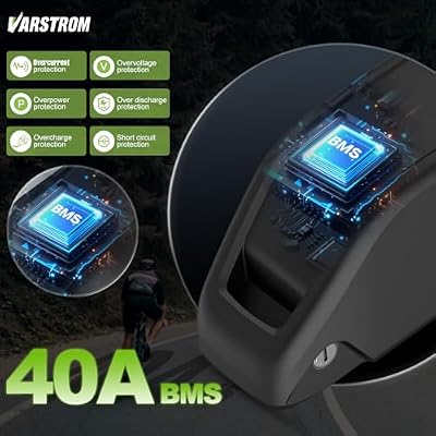 Varstrom battery side profile showing dimensions