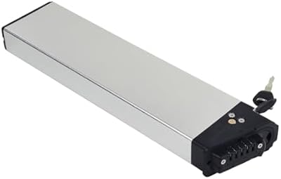 ShunTongDa 48V 10.4Ah battery showing 5-pin connector and lock mechanism