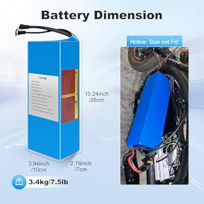 Jafecokaer 48V 14Ah battery connector detail and port