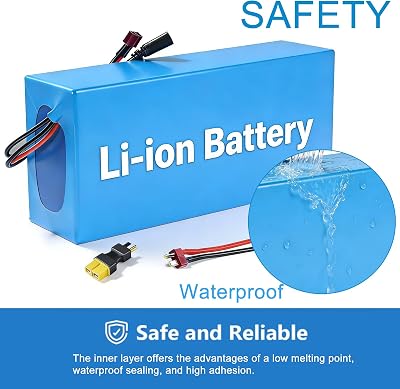 Veleylr 48V 10Ah battery close-up