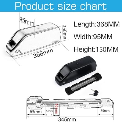 UPP 52V 25Ah ebike battery