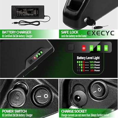 EXECYC battery mount and features