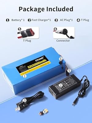Fryzonix 52V 20Ah battery detail