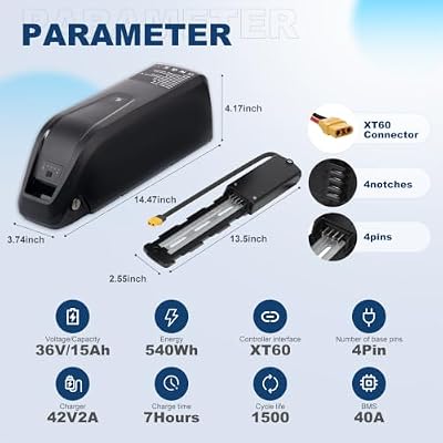 Maxbetip battery mounting plate and connectors