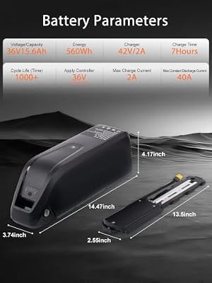 Meaycoty 36V 15ah ebike battery