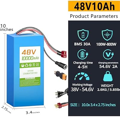 VATOSO battery dimensions and design