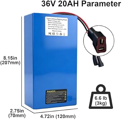 LGNUO 36V 20Ah battery enclosure details