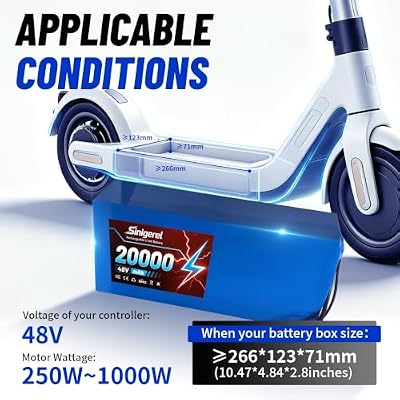 Sinigerel 48V 20Ah Battery Connector
