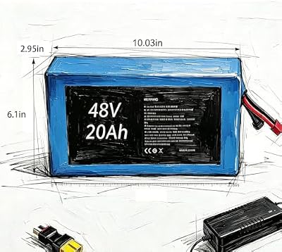 Battery with connectors