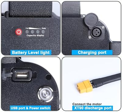 HAIPACKBA 52V 32Ah BMS protection and connector detail