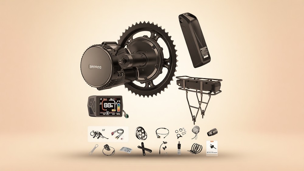 BAFANG BBS02B CAN bus mid drive ebike conversion kit