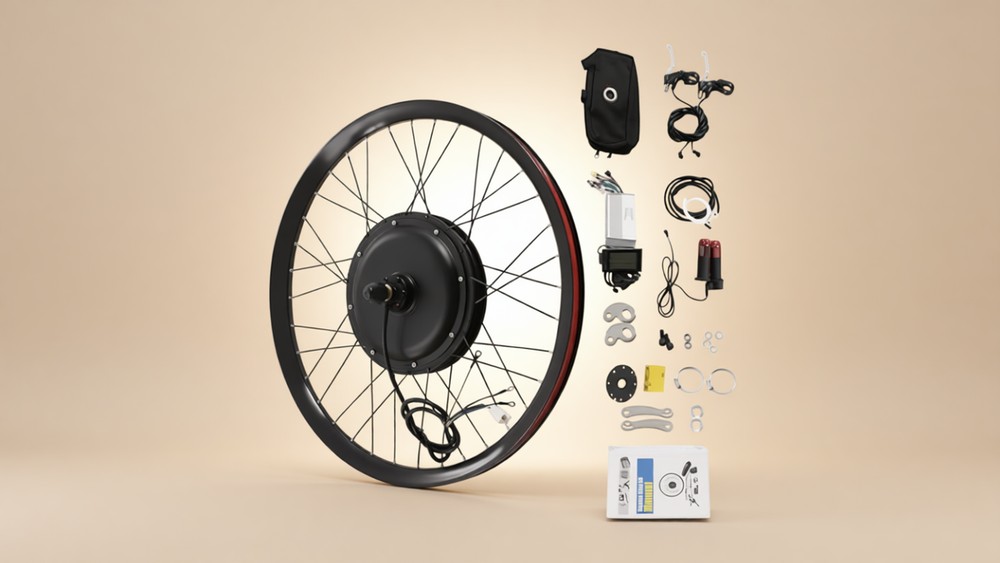 CUBELLIN 72V 2000W rear hub motor conversion kit with LCD display