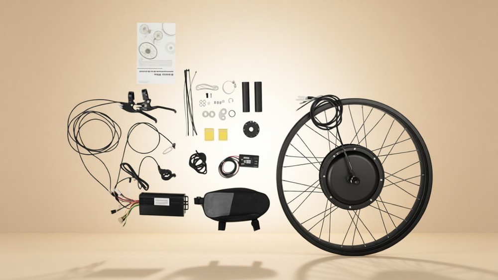 gaebeoih 1500W front wheel conversion kit LCD and controller